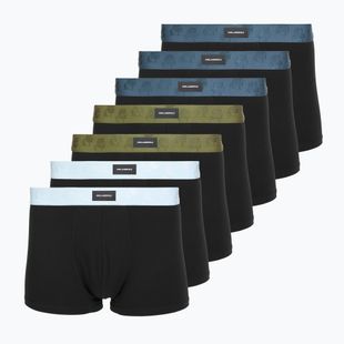 Herrenboxershorts KARL LAGERFELD Kameo Logo Trunk 7er-Pack midnight/clear sky/olive