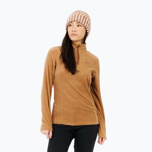 Damen Sweatshirt Protest PRTRemutez 1/4-Zip Active teddy brown
