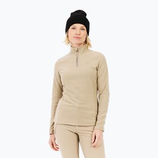 Damen-Sweatshirt Protest PRTRemutez 1/4 Zip Active bamboo beige