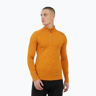 Herren-Sweatshirt Protest Rewill 1/4-Zip Active caramel yellow