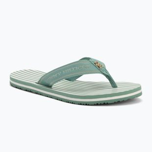 Flip-Flops Damen Tommy Hilfiger Stripes Beach Sandal charming green