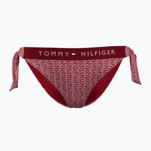 Bikini-Unterteil Tommy Hilfiger Cheeky Side Tie Bikini Print floral stripe regatta red