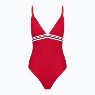 Tommy Hilfiger Frauen ein Stück Badeanzug Triangle One Piece Rp Ext primäre rot