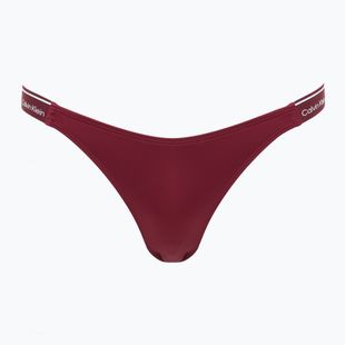 Bikinihose Calvin Klein KW0KW02732 Curved Delta Bikini plum glaze