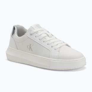 Calvin Klein Damenschuhe YW0YW01769 Chunky Cupsole Low Mg hell weiß/silber