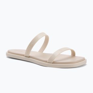 Calvin Klein Damen Flip-Flops HW0HW02417 Double Bar Slide - Gelee Schildkröte Taube