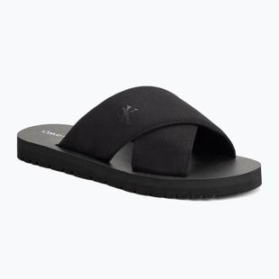 Herren Calvin Klein YM0YM01223 Cross Sandale Crxs Tx dreifach schwarz Flip-Flops