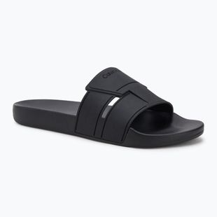 Calvin Klein Herren Flip-Flops HM0HM01752 Pool Slide Double T schwarz