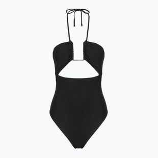 Badeanzug Damen Calvin Klein KW0KW02813 Ck Wire Plunge One Piece-RP pvh black