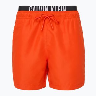 Badeshorts Herren Calvin Klein KM0KM01093 Intense Power Medium Double WB flaming chili
