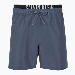 Badeshorts Herren Calvin Klein KM0KM01093 Intense Power Medium Double WB grisaille