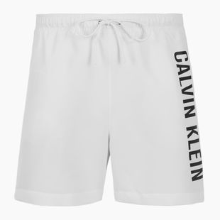 Badeshorts Herren Calvin Klein KM0KM01092 Intense Power Medium Drawstring pvh classic white