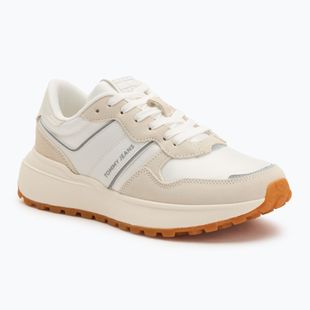 Tommy Jeans Cleated Runner ecru Damen Schuhe