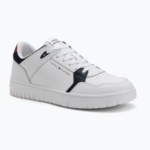 Herren Tommy Hilfiger Basket Core Lite Lth Mix weiß Schuhe