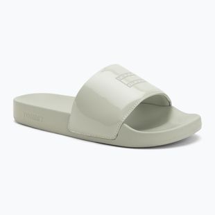 Tommy Hilfiger Damen Flag Pool Slide Patent misty sage Flip-Flops