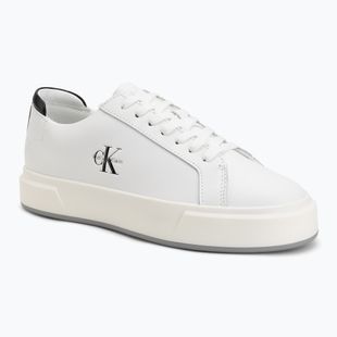 Damen-Schuhe Calvin Klein YW0YW01945 Basket Cups Laceup Leather bright white/black