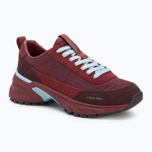 Damenschuhe Calvin Klein YW0YW01995 Hike Runner Casual Ny-Su AOP WN burgundy