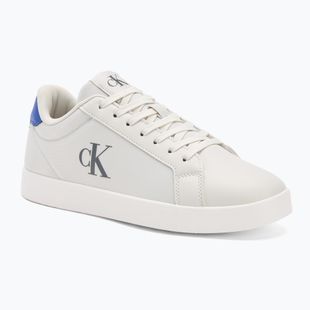 Herrenschuhe Calvin Klein YM0YM01213 3 Cupsole PU lily white/purple blue