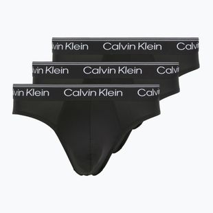 Herren-Slips Calvin Klein LV00NB4408 Hüftslip 3er-Pack black