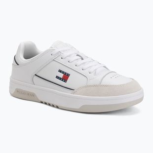 Herren Schuhe Tommy Jeans Cupsole Leather white