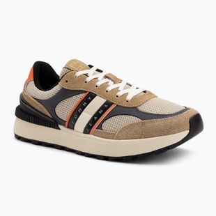 Herrenschuhe Tommy Jeans TJM Technical Runner Ess dark dune
