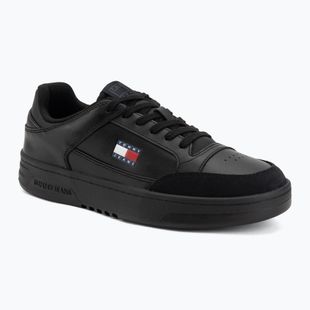 Herren Schuhe Tommy Jeans Cupsole Leather black