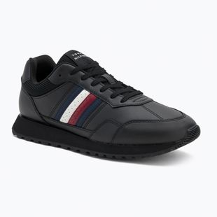 Herren Schuhe Tommy Hilfiger New Runner Eva Lth Stripes schwarz