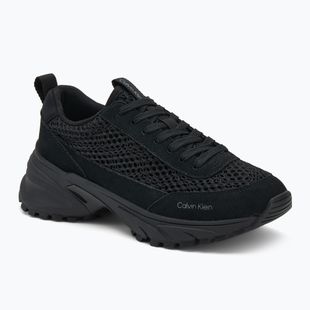 Damenschuhe Calvin Klein YW0YW02030 Hike Runner Lace Up Techmix triple black