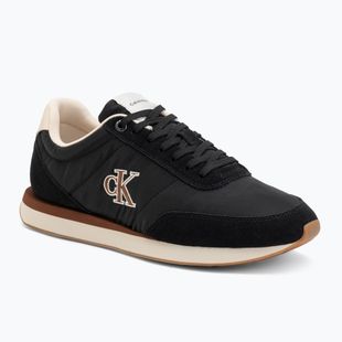 Herrenschuhe Calvin Klein YM0YM01361 Retro Runner Ess Mix Matt black/light cashew
