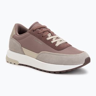 Herrenschuhe Calvin Klein HM0HM02144 City Runner Laceup Nylon Mix muddy brown/desert taupe/oatmeal