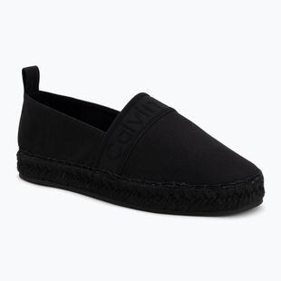 Damen-Espadrilles Calvin Klein HW0HW02934 Oblique Webbing Triple Black