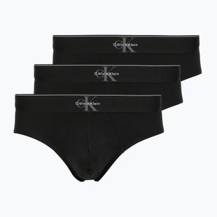 Herrenslips Calvin Klein LV00NB4471 Hip Brief 3 Paar black