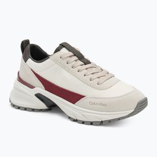 Damenschuhe Calvin Klein YW0YW02075 Hike Runner MG Nylon Mix lily white/beluga