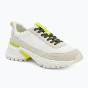 Damenschuhe Calvin Klein YW0YW02075 Hike Runner MG Nylon Mix bright white/primrose/beluga