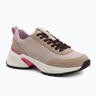 Damenschuhe Calvin Klein YW0YW02075 Hike Runner MG Nylon Mix chateau/silver mink/pink