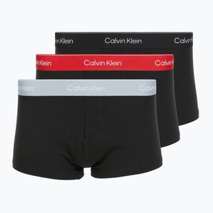 Boxershorts Calvin Klein LV00NB4389 Low Rise Trunk 3er-Pack black/adrenaline rush/white/black