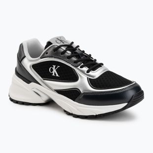 Herren Schuhe Calvin Klein YM0YM01402 Hike Runner Laceup Mesh Mix black/silver