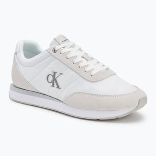 Herren-Sneaker Calvin Klein YM0YM01361 Retro Runner Ess Mix Mat triple bright white