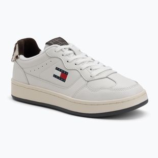 Damenschuhe Tommy Hilfiger Archive 98 Calf Hair Tab ecru/dark coffee
