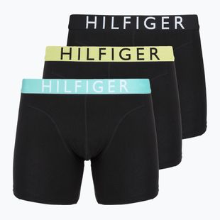 Tommy Hilfiger Boxershorts Brief 3er-Pack lemon curd/arctic aqua/schwarz