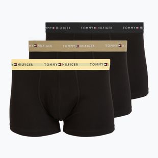 Herrenboxershorts Tommy Hilfiger Trunk WB 3 pairs black/citronella/woodridge