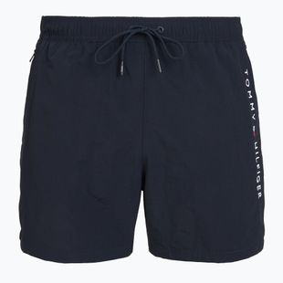 Herren-Badeshorts Tommy Hilfiger Medium Drawstring Zip Pocket desert sky