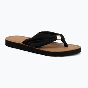 Damen Zehentrenner Tommy Hilfiger Footbed Summer Sandal Leather black
