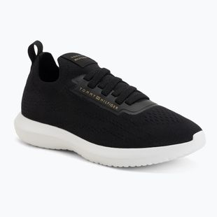 Damen Schuhe Tommy Hilfiger Knit Extralight Runner black