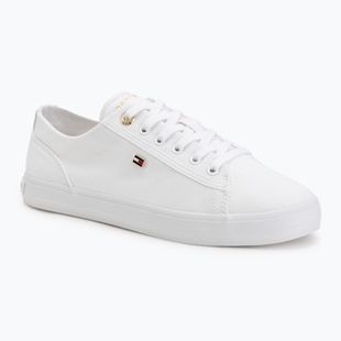 Damen-Turnschuhe Tommy Hilfiger Foxing Sneaker Canvas white