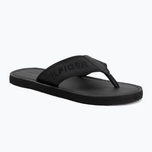 Herren-Flip-Flops Tommy Hilfiger Lbeach Sandal Leather black
