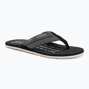 Herren-Flip-Flops Tommy Hilfiger Chambray Beach Sandal black