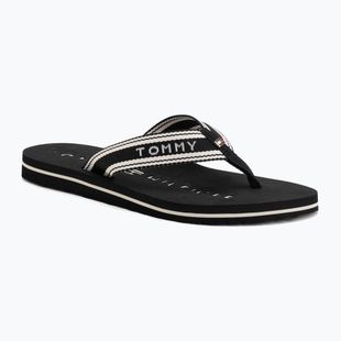 Damen Zehentrenner Tommy Hilfiger Webbing Summer Sandal black