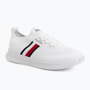Herrenschuhe Tommy Hilfiger Lightweight Knitted Runner white