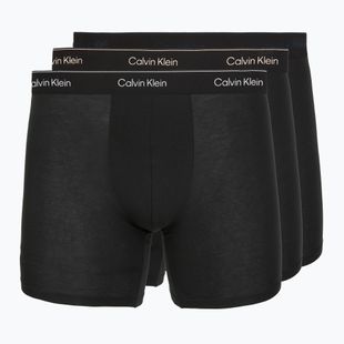Boxershorts Calvin Klein LV00NB4394 Brief 3 pairs black w/heavenly iris logo/black w